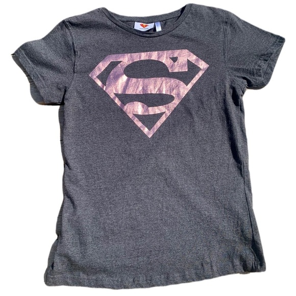 💛 Women’s Superman Logo T-Shirt – Size US 8 / UK 12 / EU 40 - Picture 1 of 4